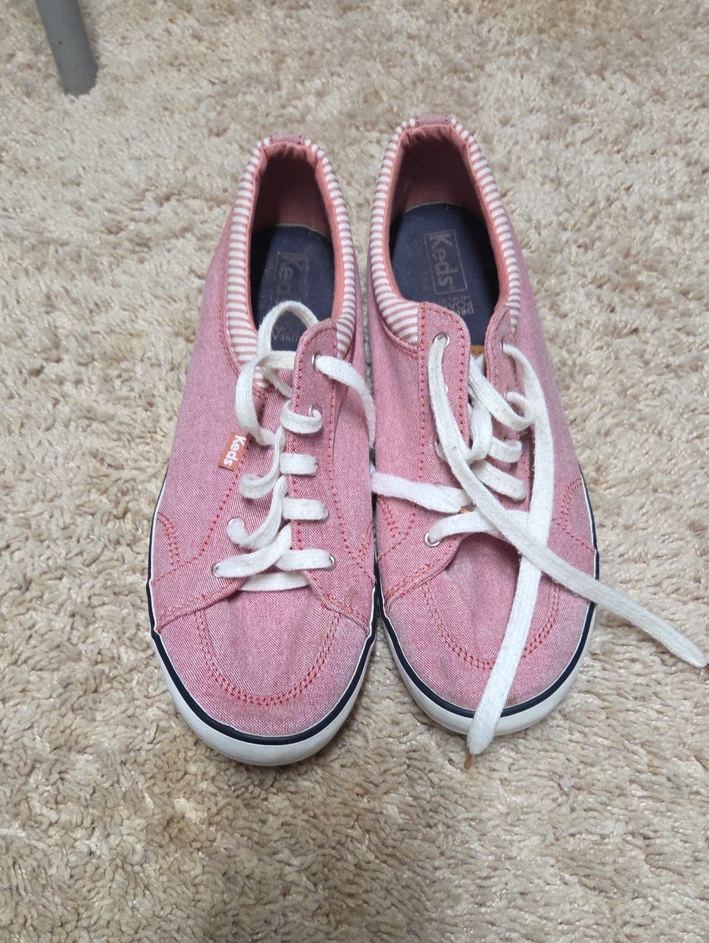 Keds Dusty Rose Canvas Low-Top Sneakers